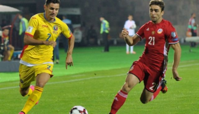 Denmark vs Romania - World Cup Qualifying UEFA